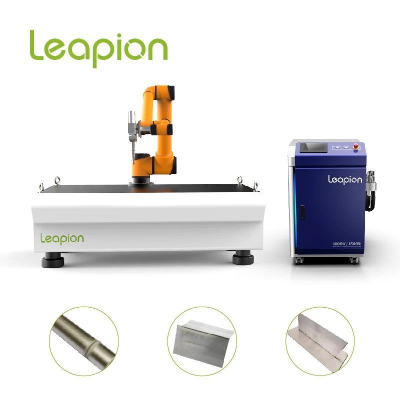 Fiber Laser Welding Machine 3000W 3 In One Robot Arm Laser Welding Machine For Aluminum