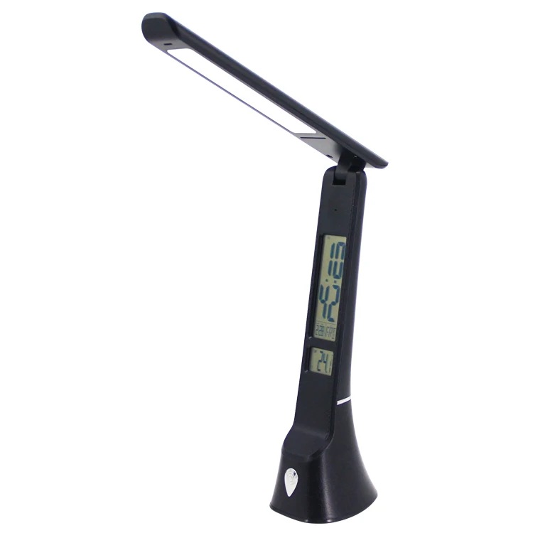 Color changing eye -protection desk lamp energy saving indoor led lighting emergency hand for students with calendar clock