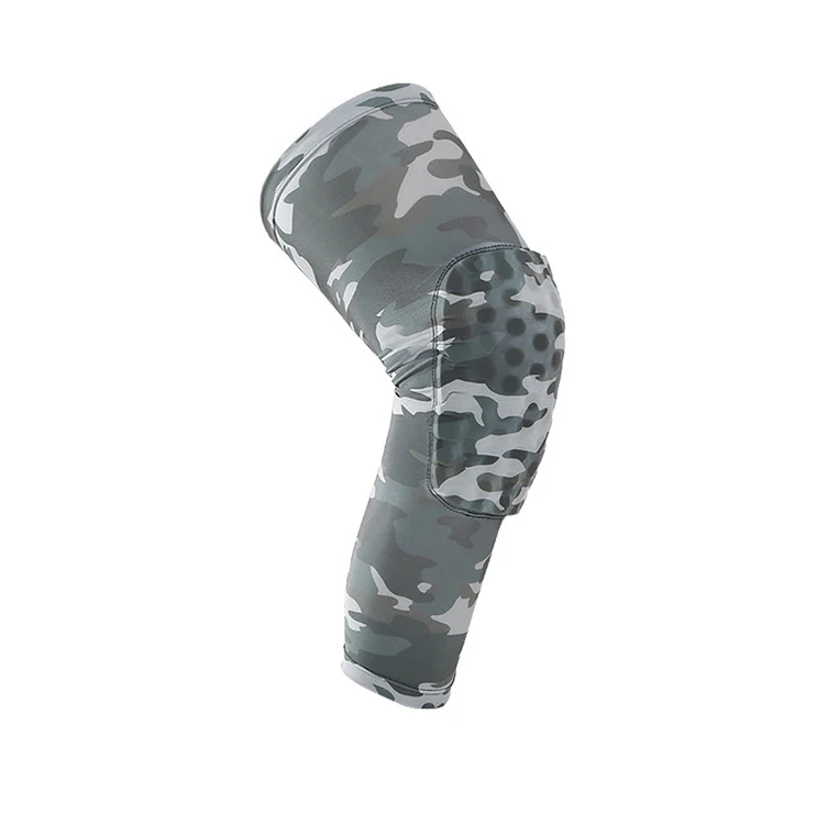 Fitness Cycling Knee Support Braces Camouflage Safety Elastic Nylon Sport Compression Knee Pad Sleeve Basketball Running