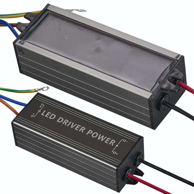 Светодиодный драйвер питания 85-265V AC к DC 24-36V 12-100W 280-3000mA алюминиевым корпусом приклеены водонепроницаемый IP65 для постоянного тока лампа
