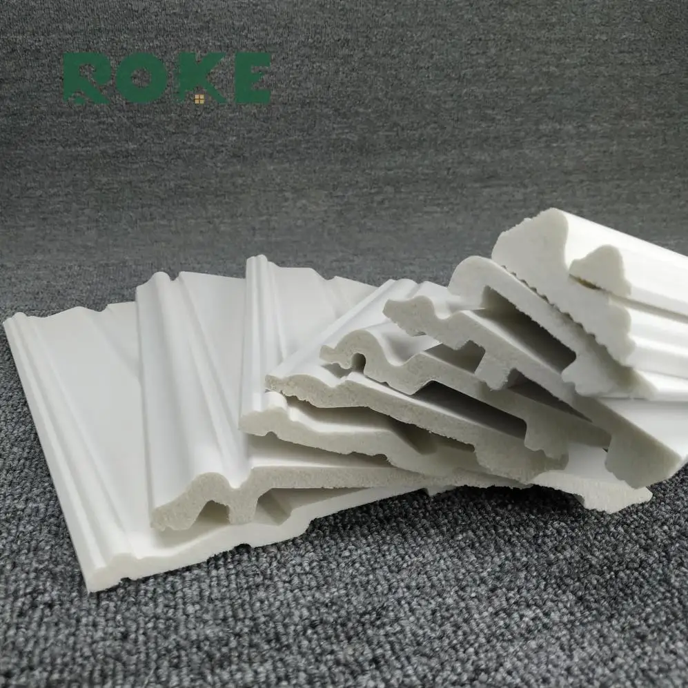 ROKE factory Ps Indoor Decoration Profile Production Line For Skirting And Photo Frames