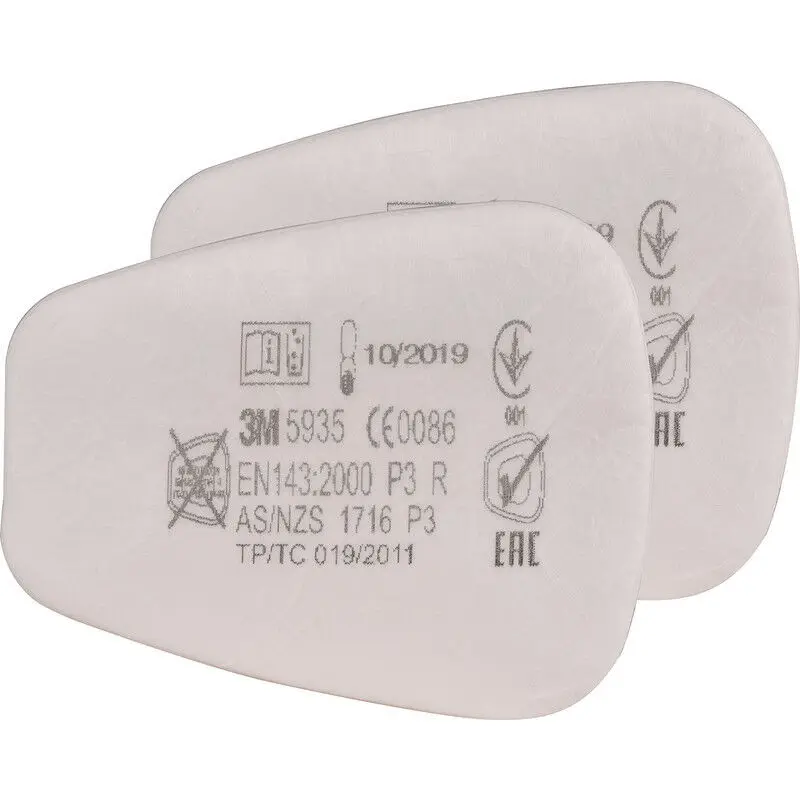 Hepa prefilter 5911 Filter Particulate Prefilters P1 R, 2pcs/pack, used with half full facepiece