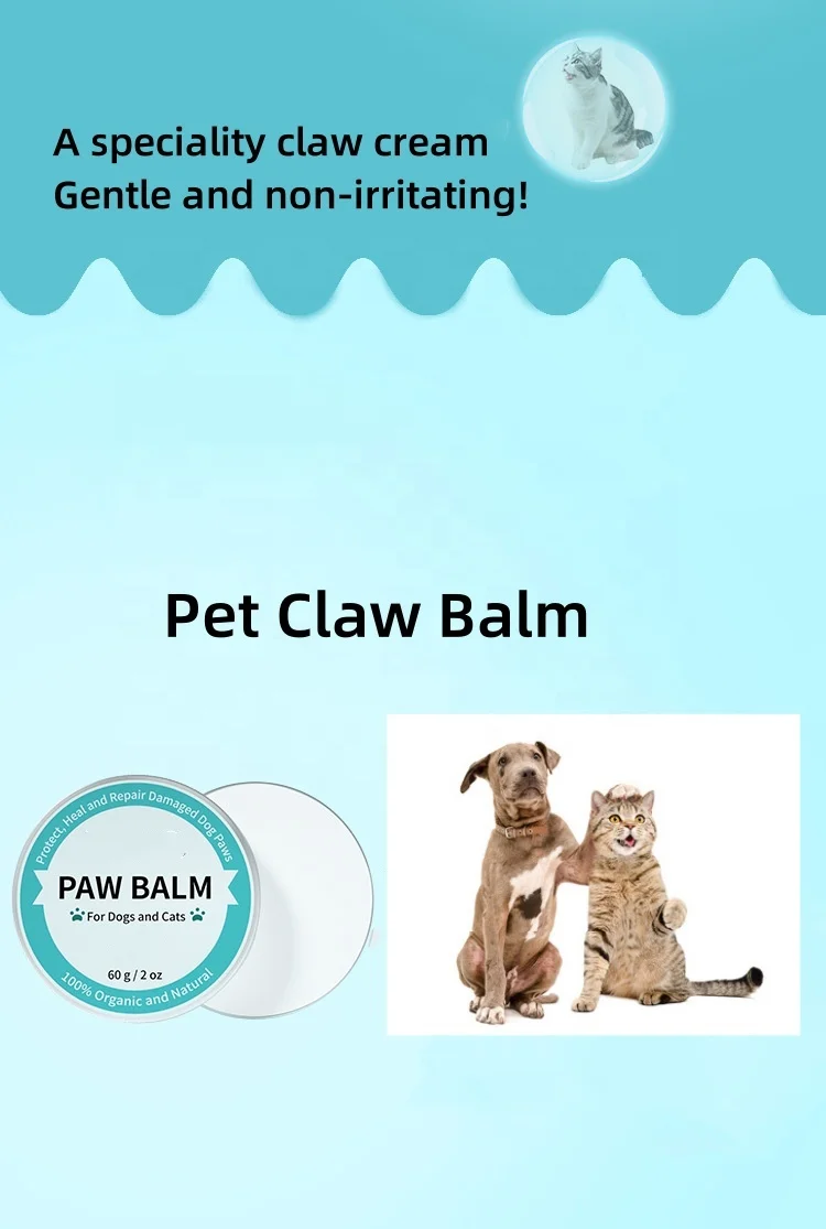 USMILEPET Factory Direct Natural Revitalizing Dog Paw Balm Protect Nourish and Repair Paws Moisturizing Dog Paw Balm  for Pets