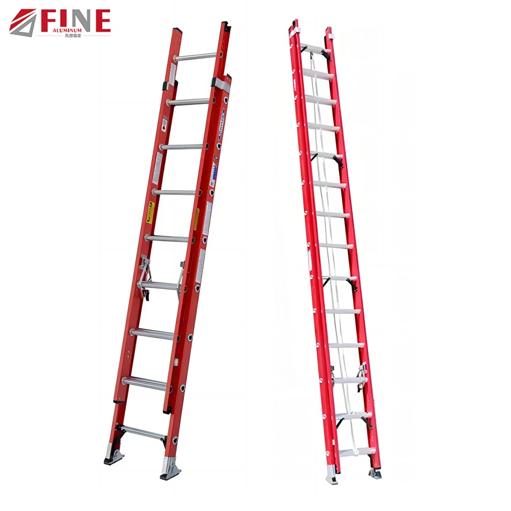 En131 Frp Escalera Extension Fiberglass Reinforced Plastic Ladder Manufacturers