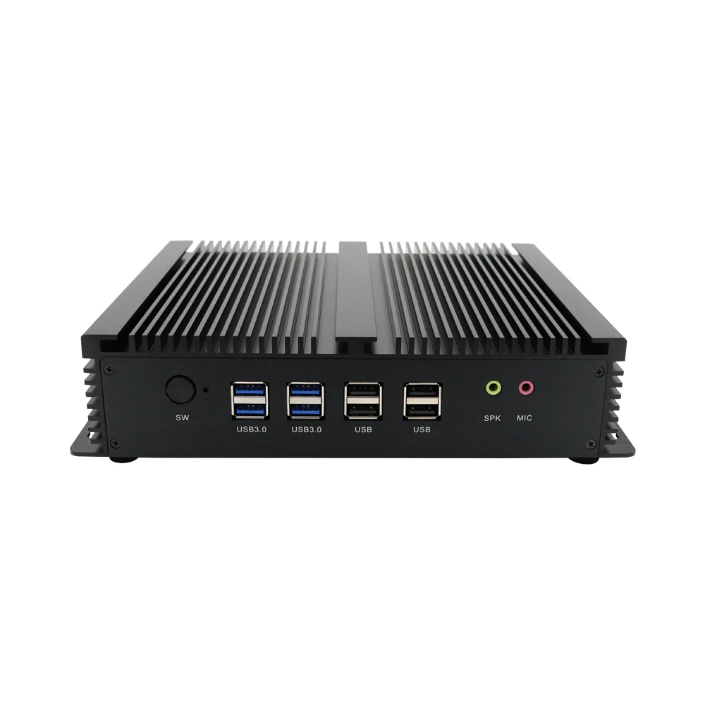 Eglobal 2 x HD 6 * COM RS232 Core i7-4500U прочный промышленный Мини ПК с двойной Lan 8 USB Wins10/компьютер
