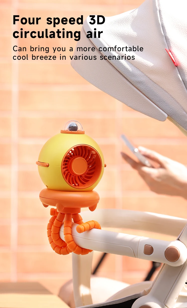Powerful Large Rechargeable Table Hand Cute Mini Toy Mosquito Repellent Outside Fan For Kids Children