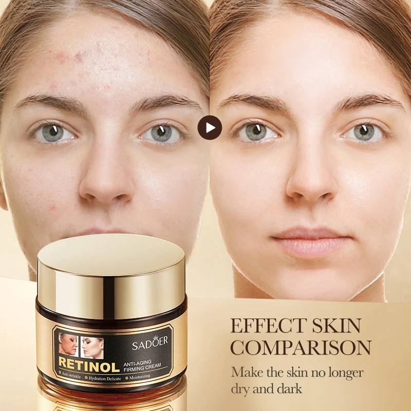 SADOER Factory Wholesale Price Natural Organic Firming Face Cream Face Collagen Cream Moisturizing Beauty Anti Wrinkle Cream