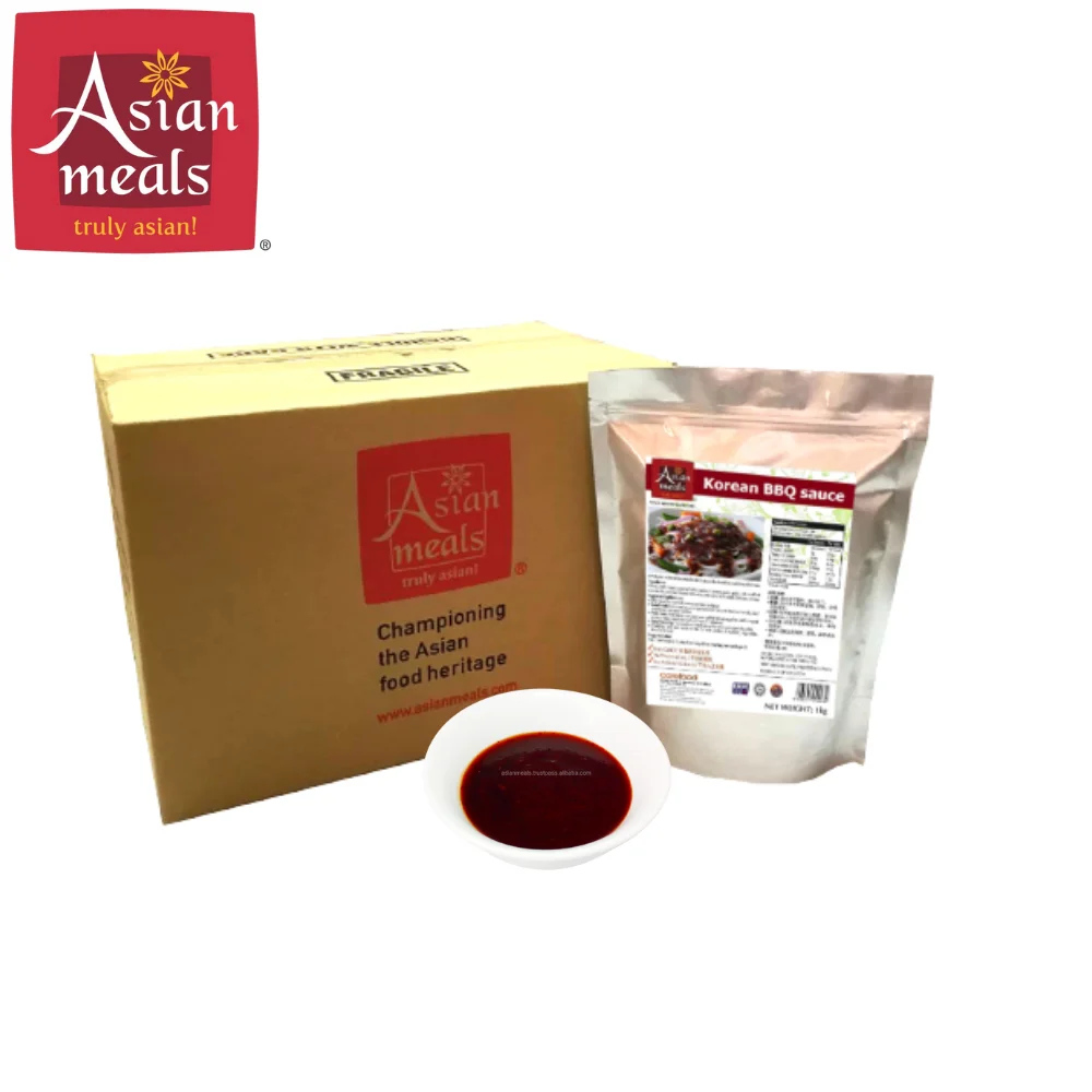 Wholesale High Quality Asianmeals Korean BBQ Chicken Sauce Malaysian Halal Delicious Eating Pack In A Bag HACCP GMP ISO