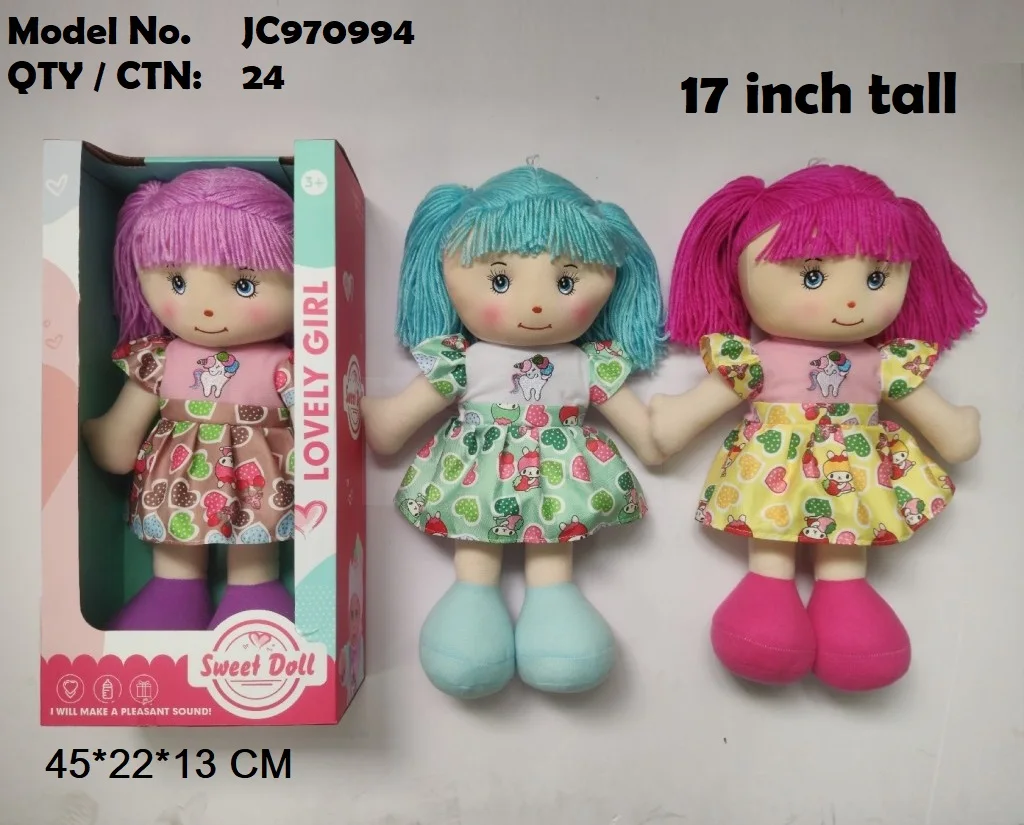 Soft Baby Plush Cotton Rag Dolls for Girls Boys Toddler Infants My First Baby Doll Washable Sensory Fabric Doll 20 30 40 CM