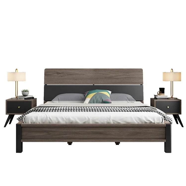 
Bed design furniture Ash wood queen bed wood bedroom furniture set 