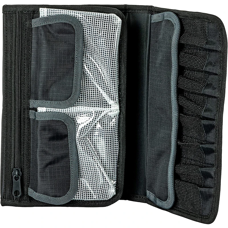 Wholesale Custom Logo Heavy TPU Corrosion-Resistant Zippers Fishing Gear Jig Bag Portable Folding Fishing Bag
