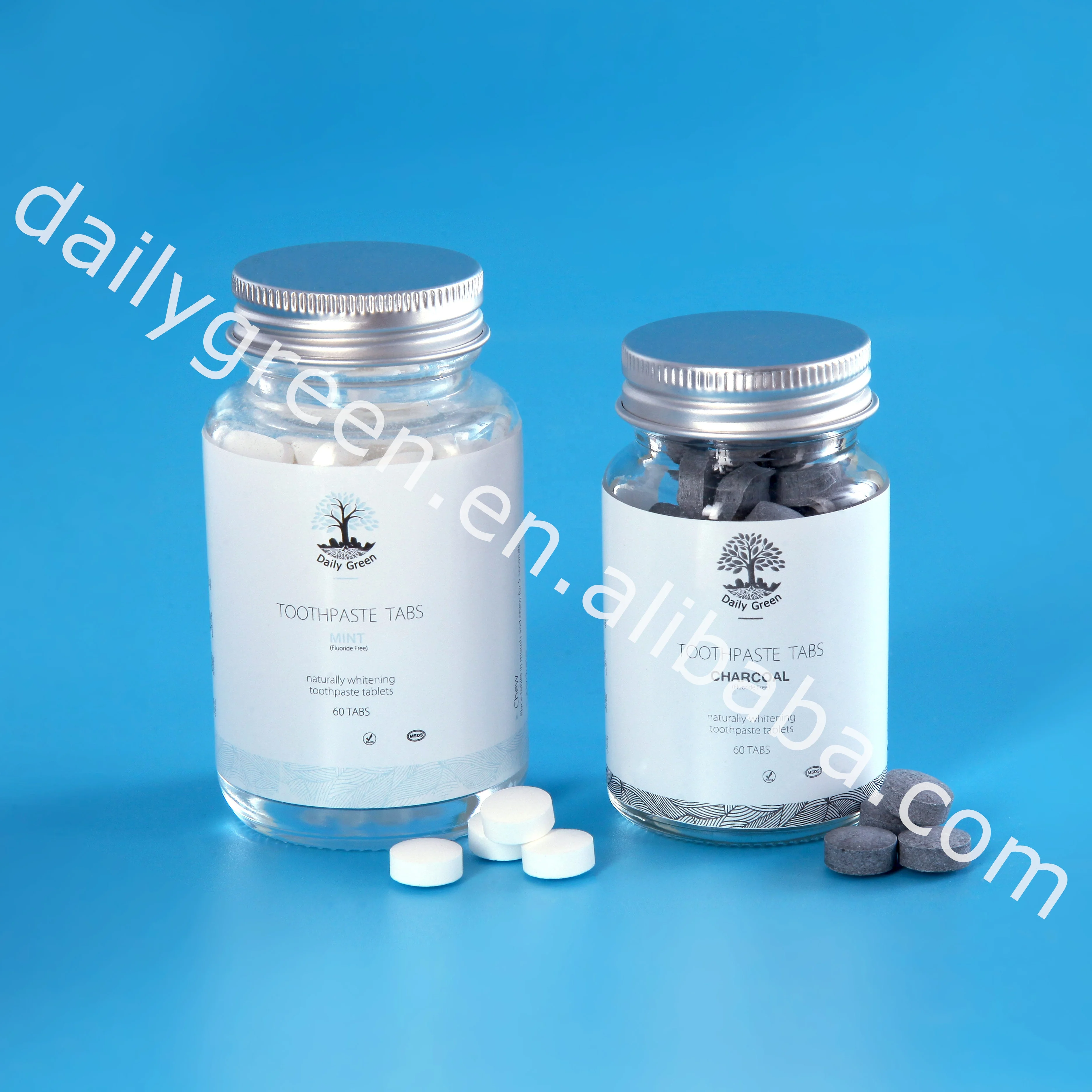 Fluoride Chewable Toothpaste Tablets All Natural and Plastic Free