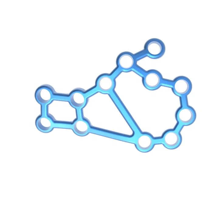 Titanium calcaneus ankle fracture locking plates orthopaedics calcaneal calcaneus fracture plate calcan plate hueso de ortopedia