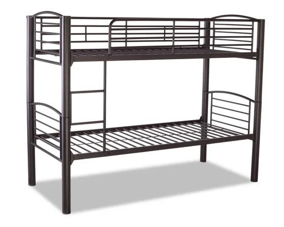 durable cheap single Twin size steel bunk bed frame jail metal bunk bed