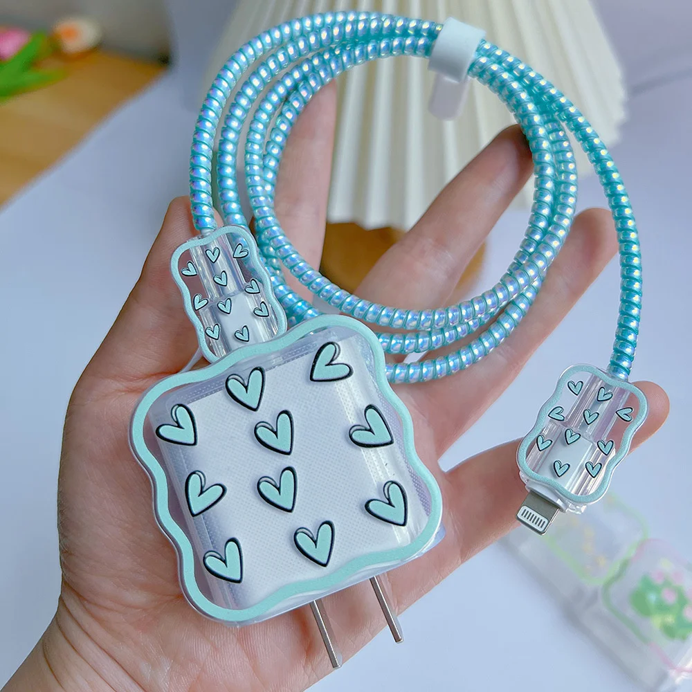 Chargers Protector Case for iPhone/ipad 18/20W Charging Head Protective Cover Mobile Phone Charger Data Cable Protector Cover