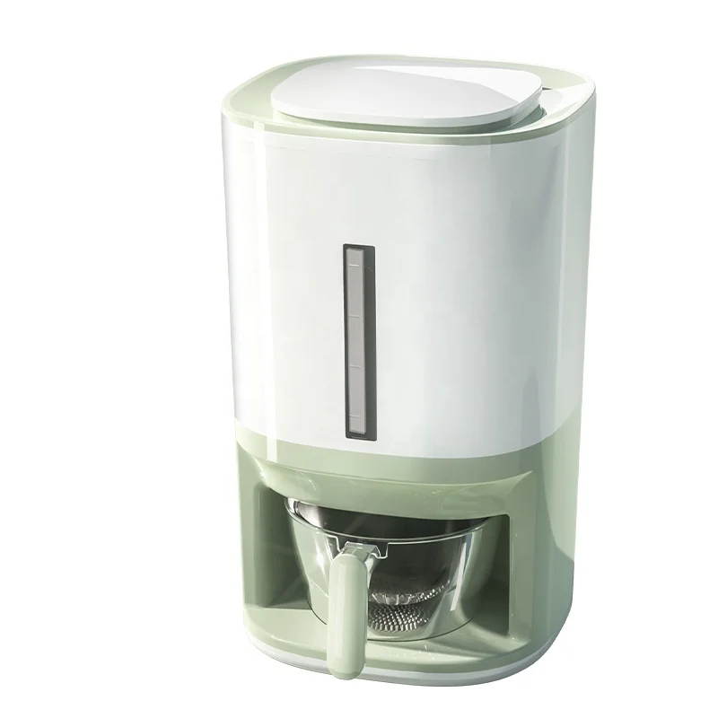 Rice Storage Container Large Cereal Dry Food Storage Box Dispenser with Lid and Measuring Cup