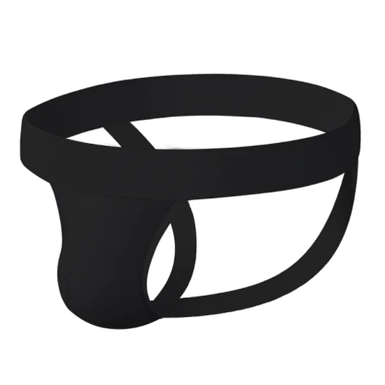 Custom logo cotton breathable mens sexy underwear thong jock strap underwear mens jockstrap