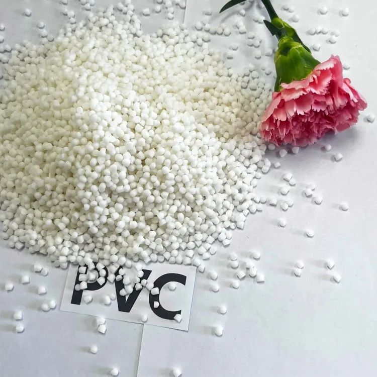 Spot aging resistance impact resistance PVC plug material particles injection grade high flow PVC flame retardant PVC particles