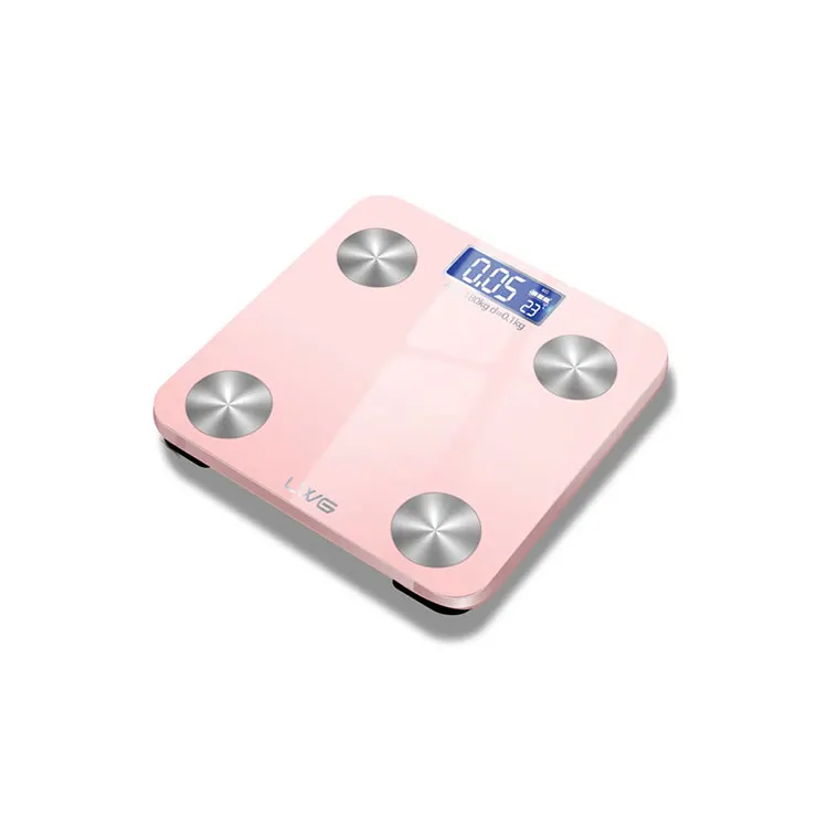 China Factory Promotion BMI bathroom scale weighing body fat scale with app