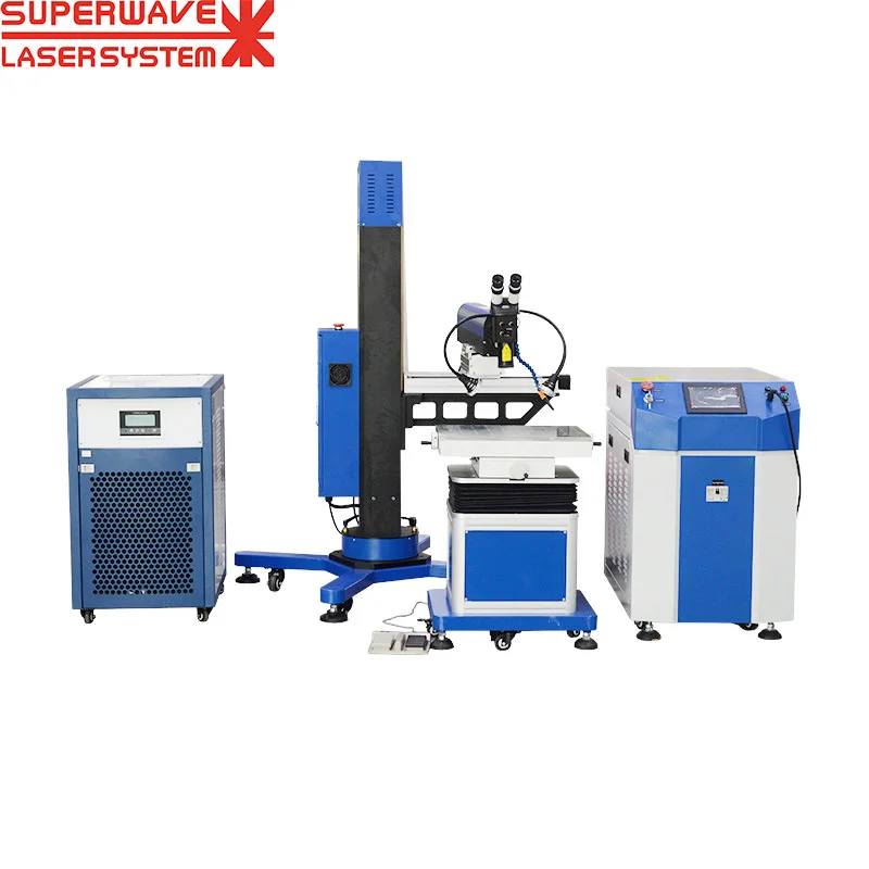 200w 300w 400w 600w Aluminum SS Mold Laser Repair Laser Welding Machines With Ccd Monitor Or Microscope