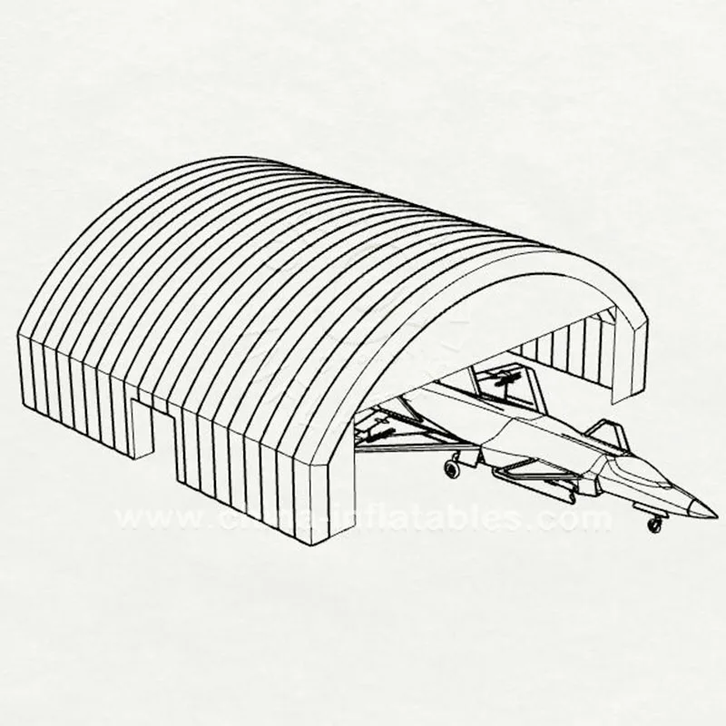 Новое поступление надувная конструкция палатка Гигантские Надувные Купола Ангарная для легких самолетов