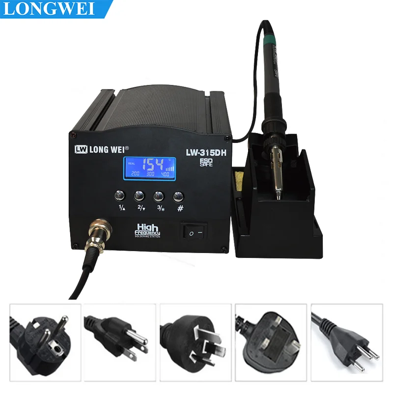 Longwei LW-315DH High Power Welding Table 150W Anti-static Soldering Station Thermostatical Intelligent Electric Soldering Iron