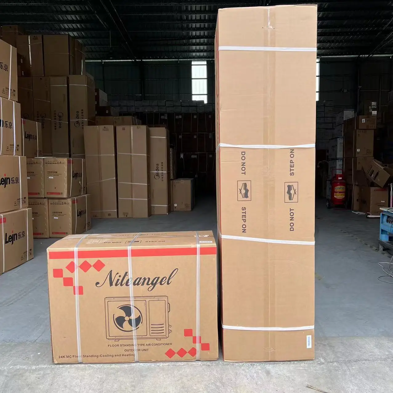 Niteangel цилиндрический шкаф напольная башня кондиционер 24000btu инвертор тепловой насос низкий уровень шума 220 В R32