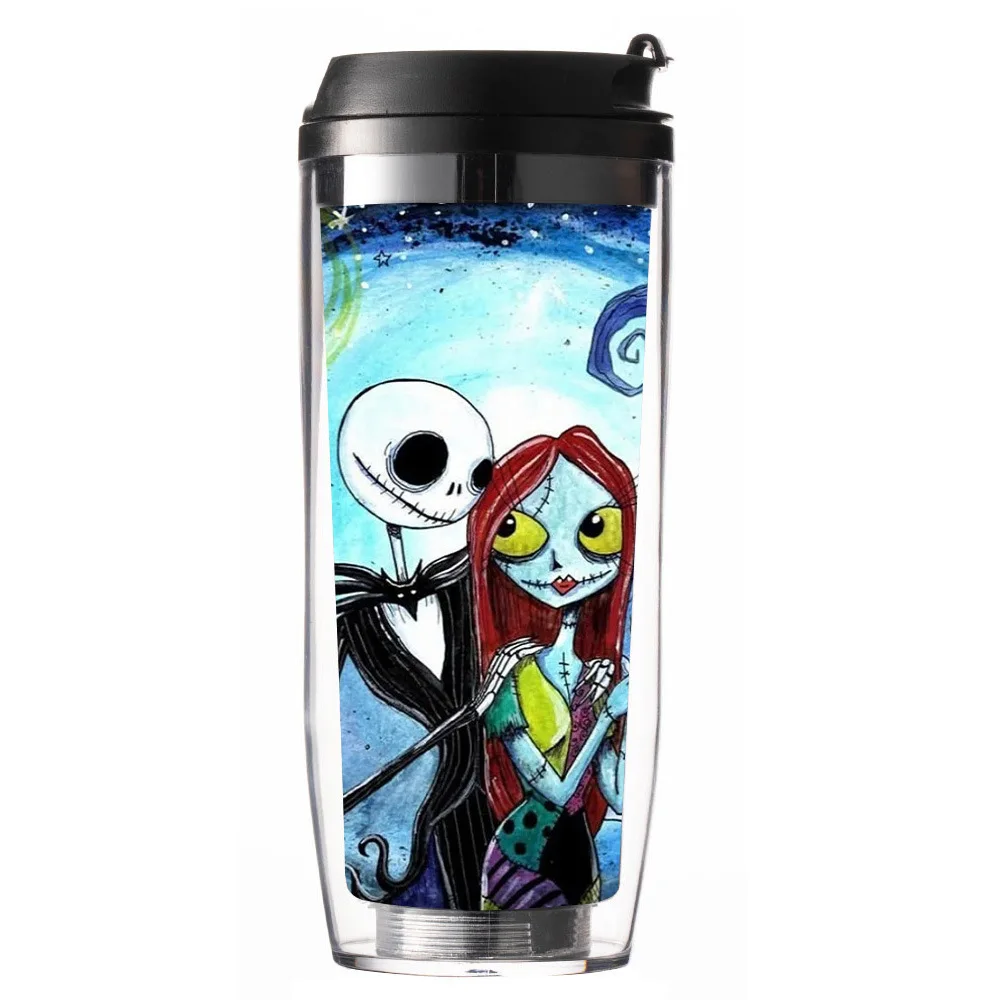Nightmare Before Christmas cup Jack Sally straw cup portable travel cup