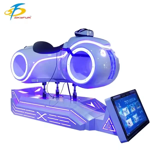 Amusement Park 9D Virtual Reality Racing Game Machine Driving Simulator Racing Car VR Simulator