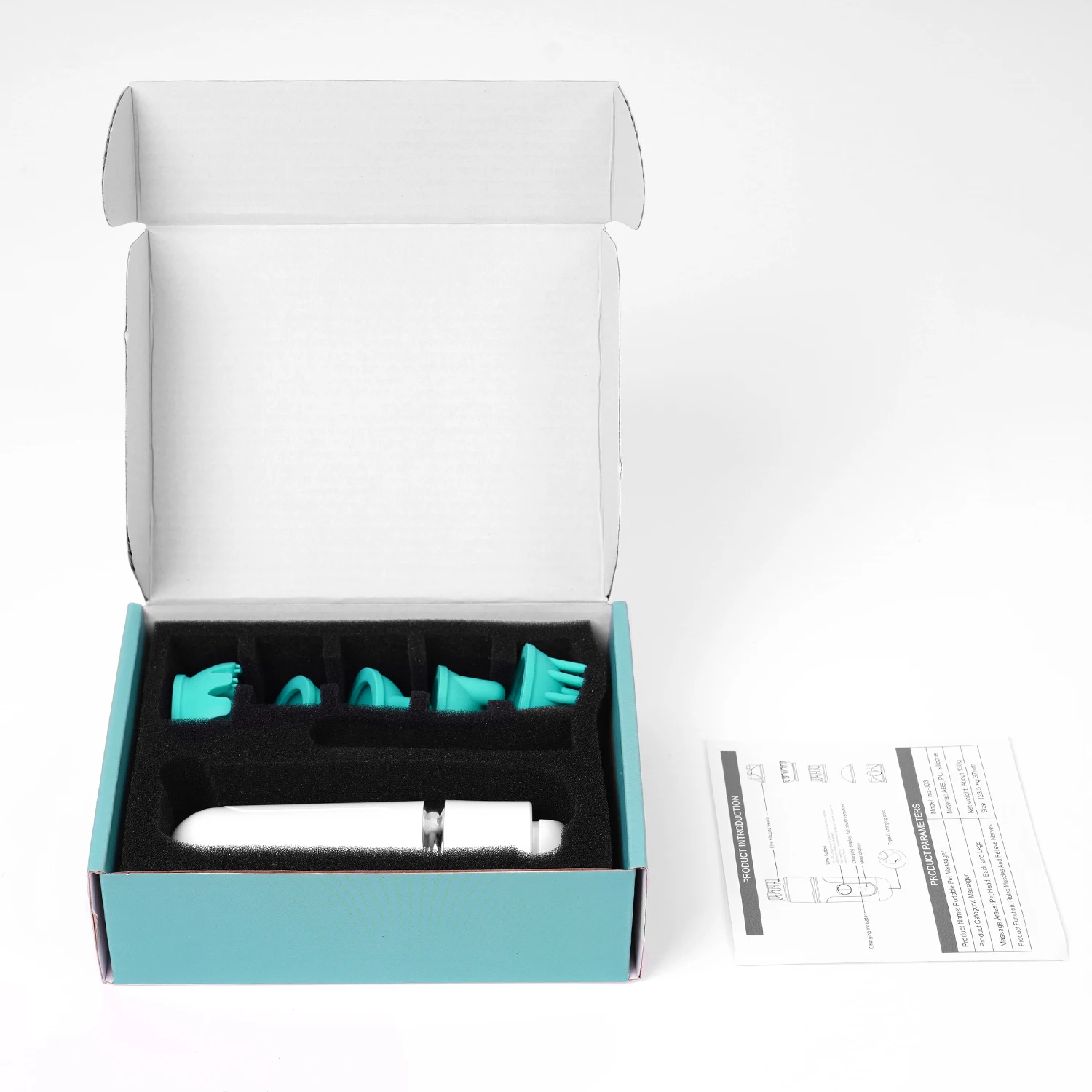 USB Rechargeable Head Replaceable Relaxing Pet Grooming Tool Pet Massage for dogs and cats