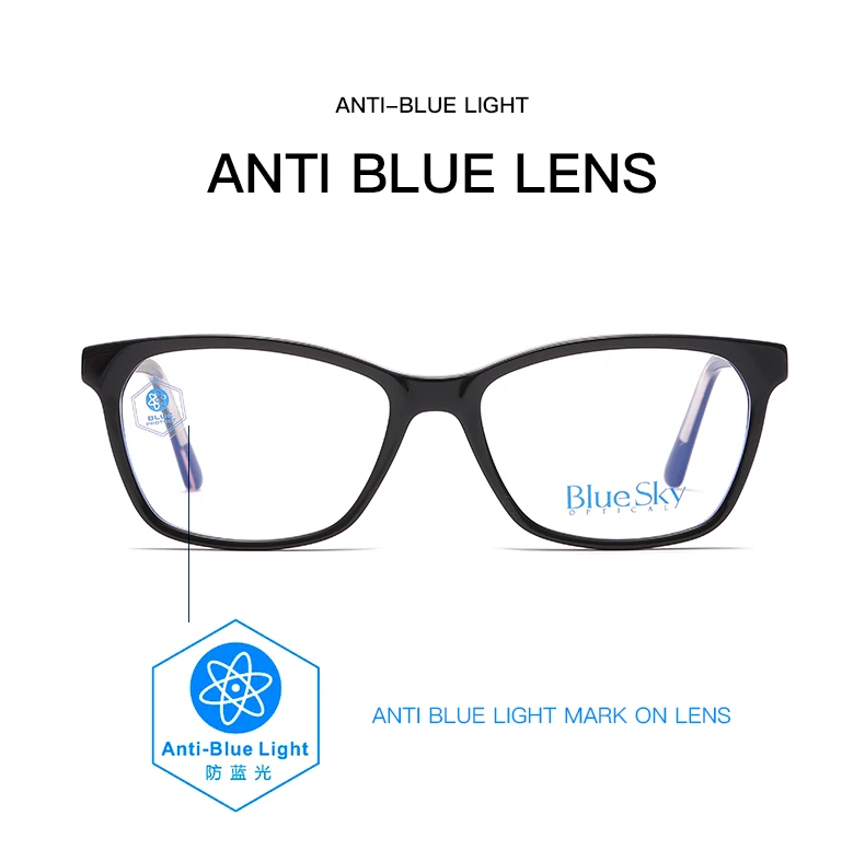 Morden Style Computer Glass Anti Unisex Blue Light Blocking Eyewearfashion 3D Shape Eyeglass