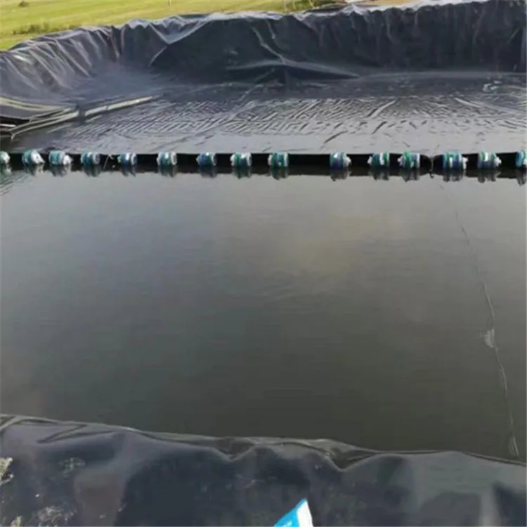 china factory sell lake high quality  HDPE black fish farm pond liner plastic geomembrane for fish pond