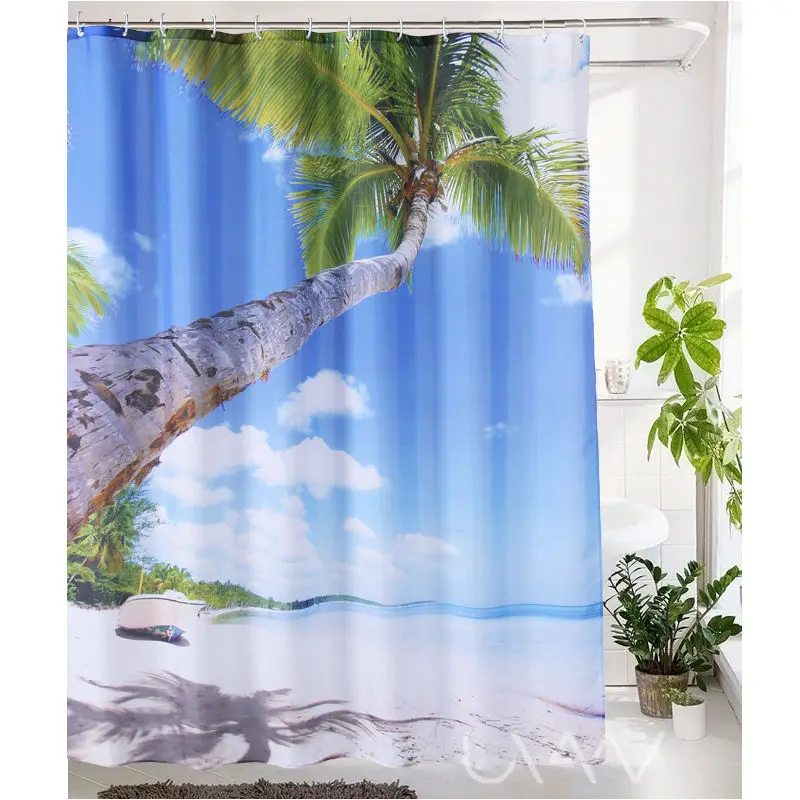 
Famous Fashion Brand Unisex Designers Curtains Bathroom For 4pcs Mat Set Shower Curtain 
