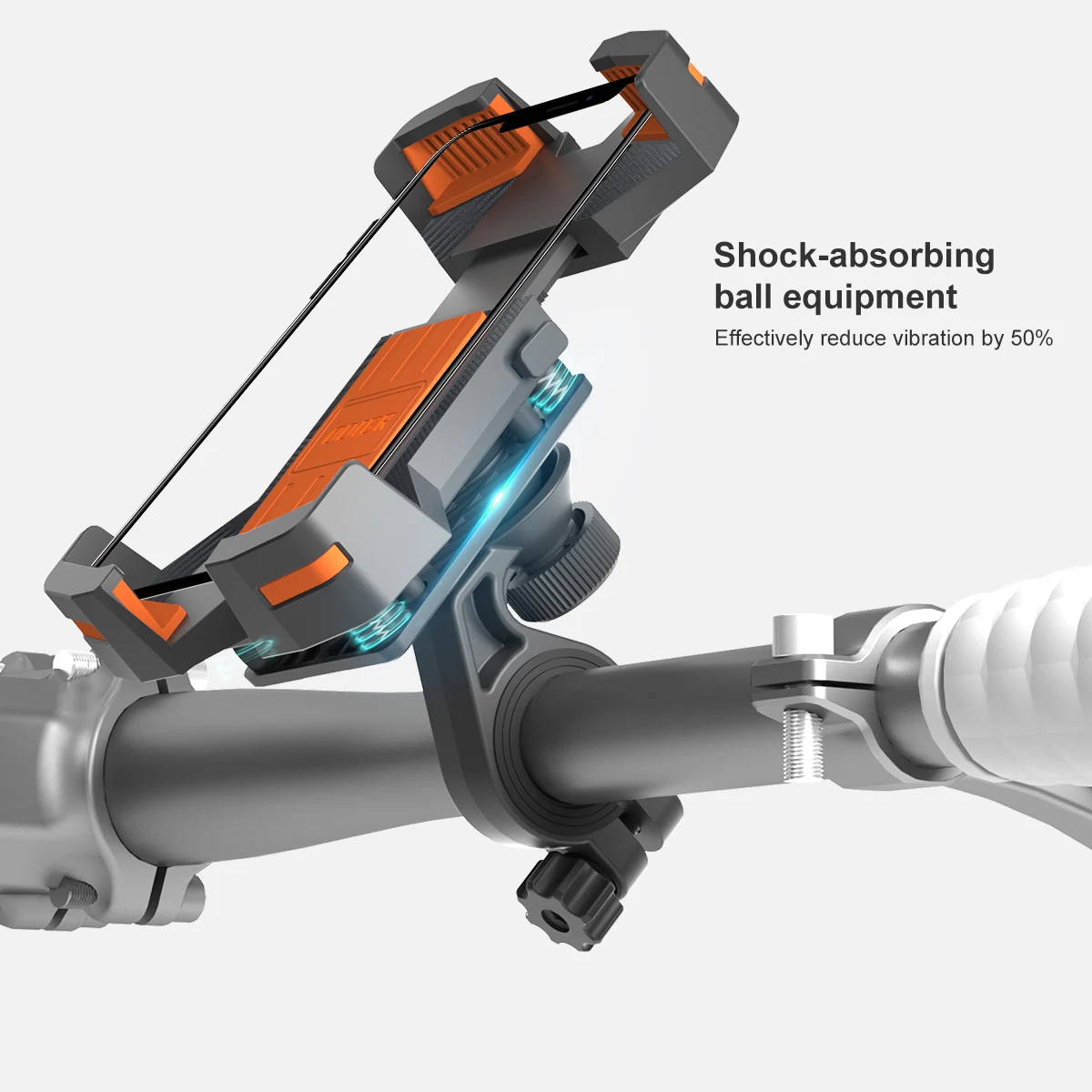 ODIER ANTI-SHOCK CYCLING PHONE HOLDER 360 degree Mobile Stand Anti-shock Shockproof Scooter E-Bike Bike Motorcycle phone holder