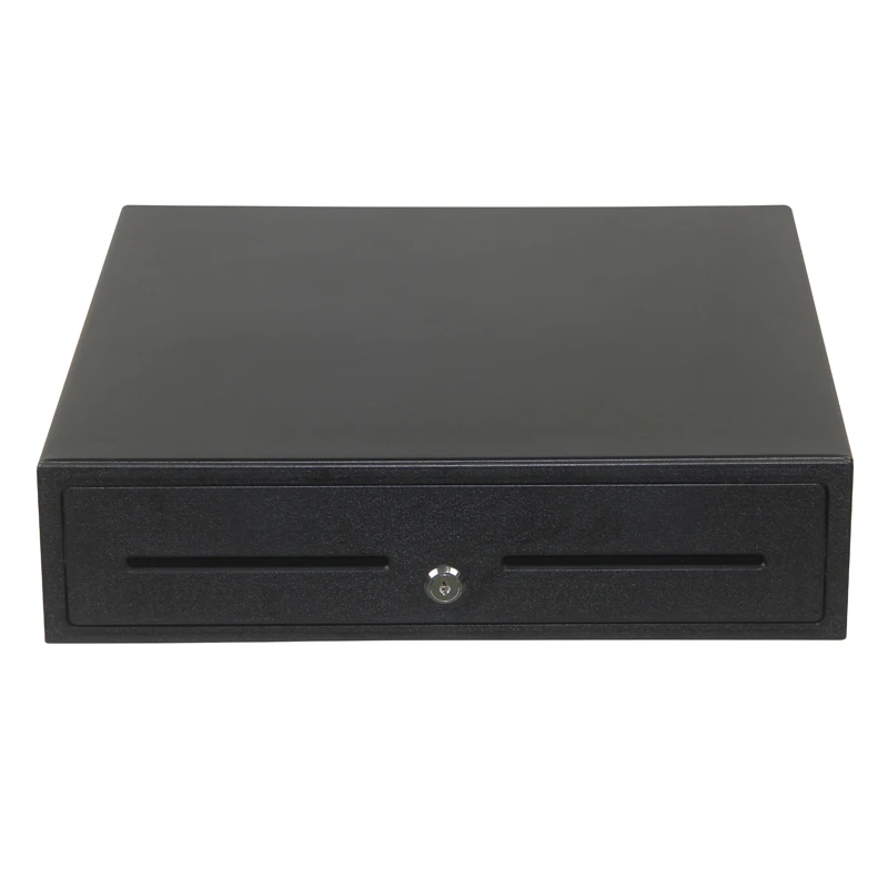 GSAN Big Cash Drawer 410mm Metal 7 Bill 4 Coin Tray Cash Box Money Drawer With Key Lock