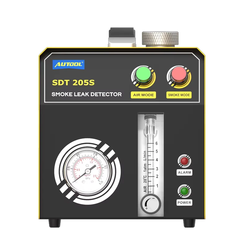 AUTOOL SDT205S Smoke Machine Auto Diagnostic Tool with Air Pressure Leak Detector Car Trucks EVAP Smoke Leakage Analyzer