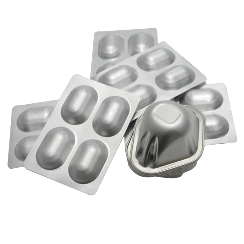 20 Micron Pharma Aluminum Foil Rolls Sealed with PVC Film