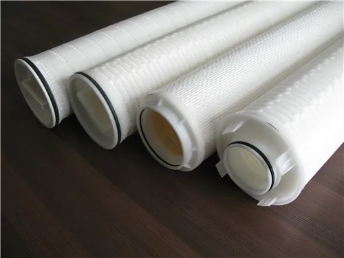 Industrial High flow filter 40'/60' 10 micron polypropylene pleated water filter cartridge for RO water filter housing