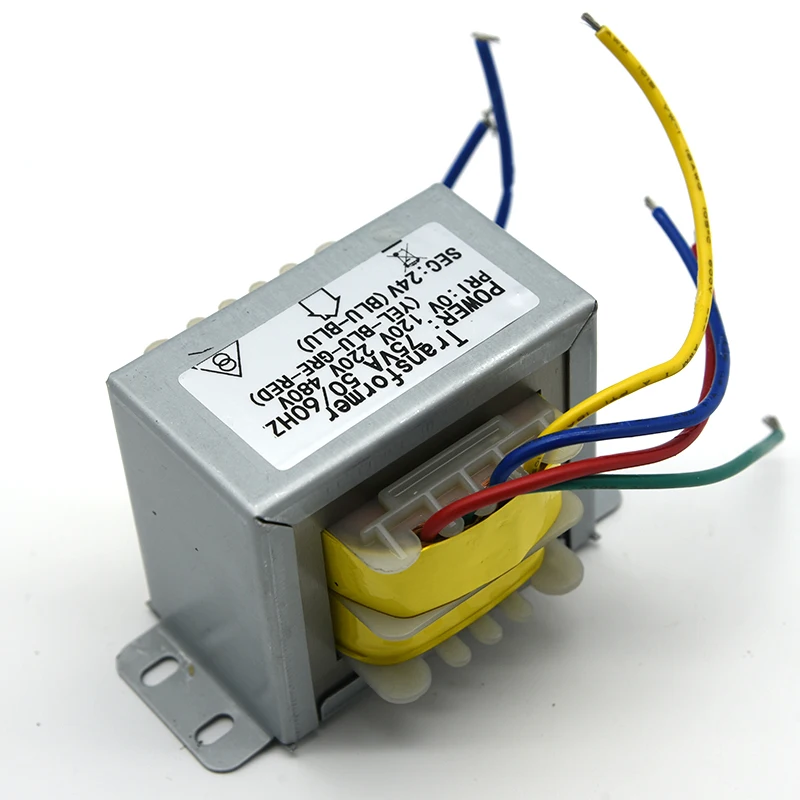 Оптовая продажа с фабрики DB-75VA 220V/24V однофазный трансформатор силовой