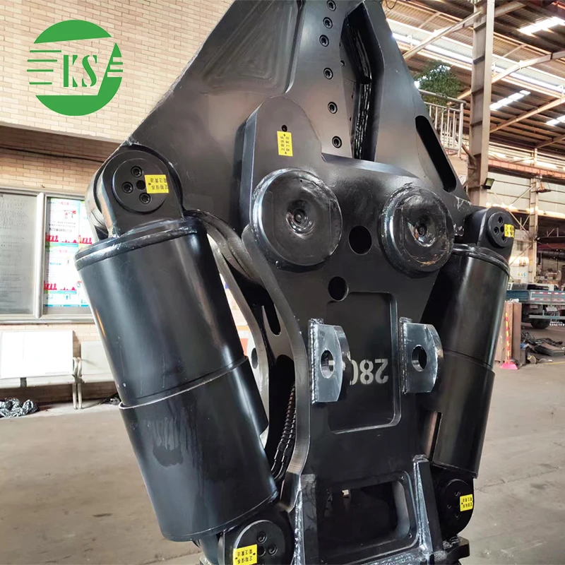 Keshang hydraulic Excavator Demolition Shear Concrete Crusher Attachment