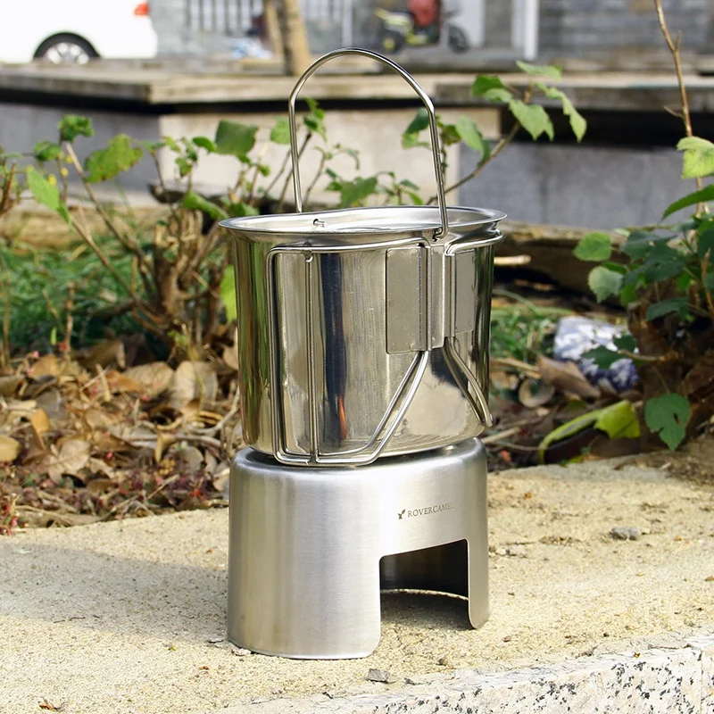 stainless steel water bottle canteen or mess tin for Outdoor camping Hiking BBQ