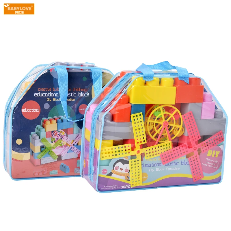 Bulk Plastic Kids Educational Children Learning Building Blocks Toys