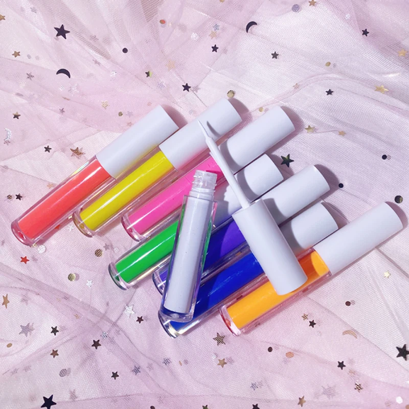 Private Label Neon Color Waterproof Eye Liner 8 colors White Liquid Eyeliner