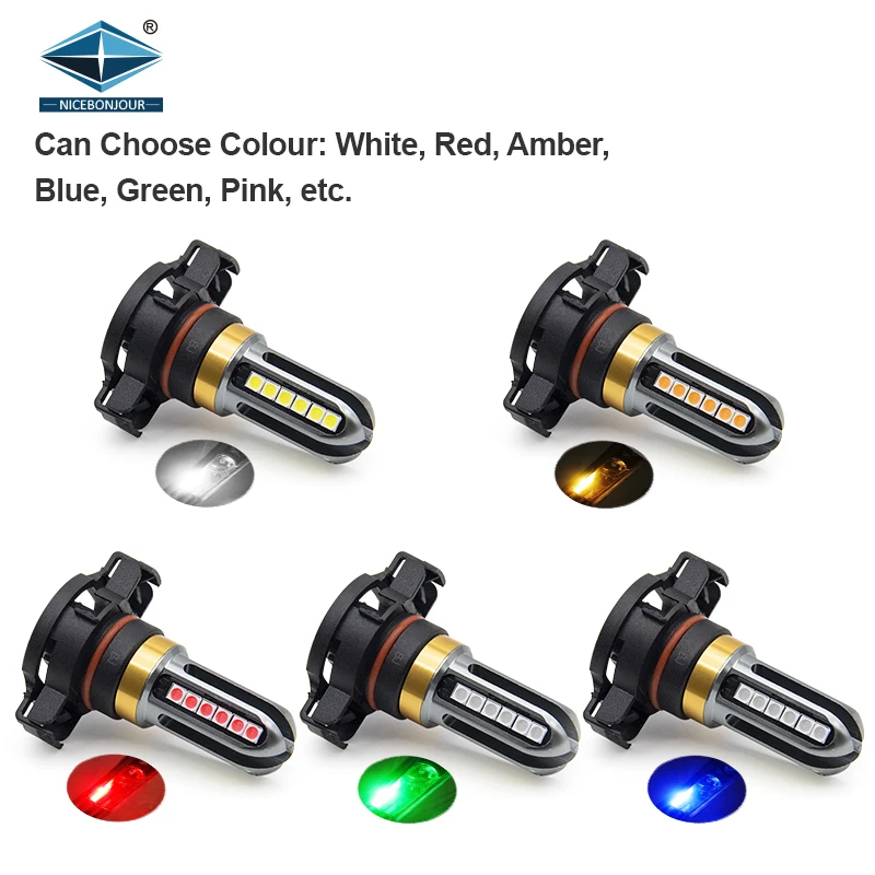 High Brightness Led Car Light H27 H4 H7 H8 H11 9005 HB3 9006 HB4 H16 Fog Light Bulb For 3030 24SMD