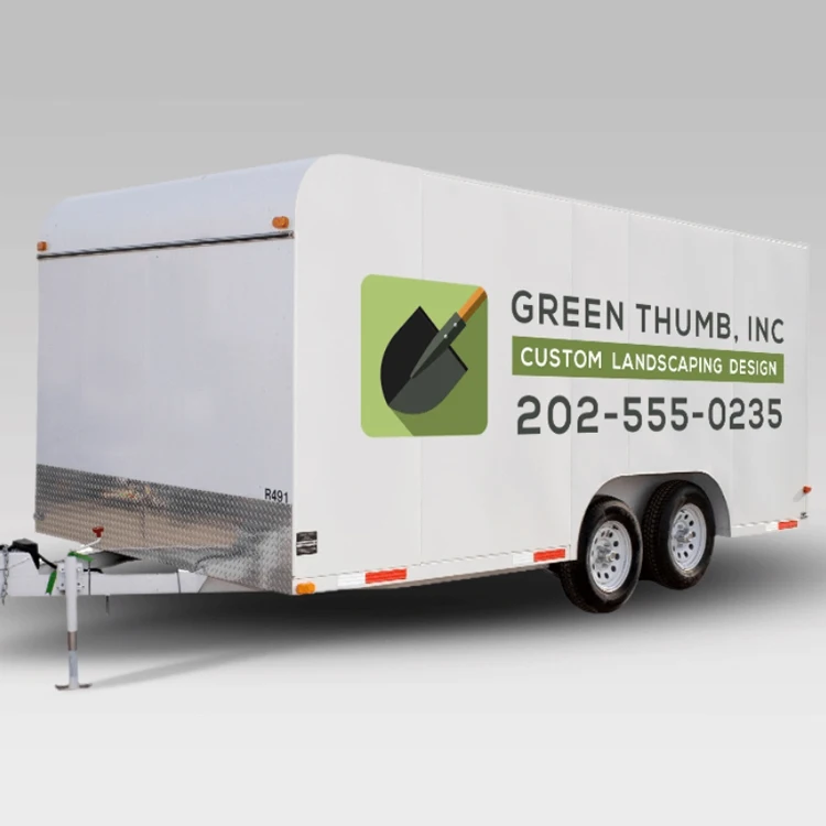 Custom Full Color Print Magnetic Car Body Stickers Large Van Truck Magnet Sign Camper Trailer Magnetic Decals