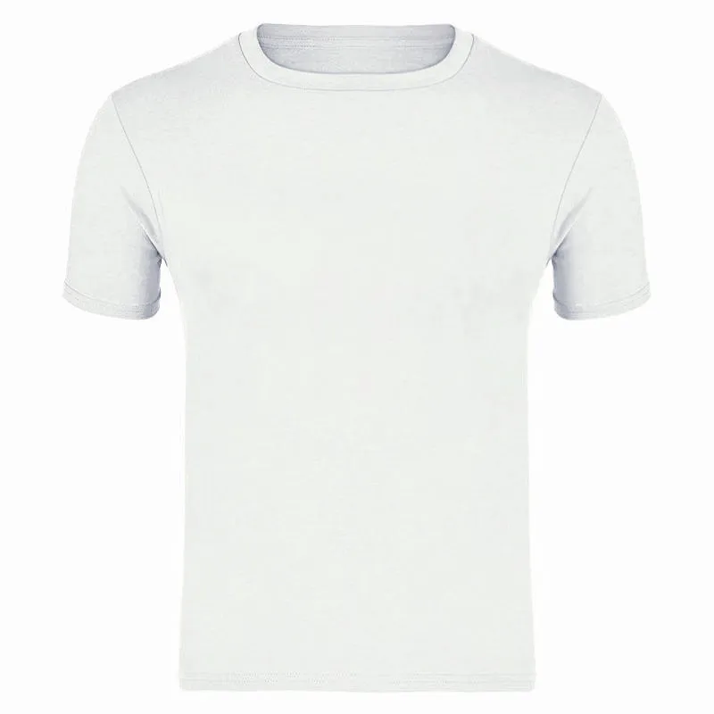Mens basic style 50 cotton 50 polyester t shirt direct to garment t shirt printing camisetas