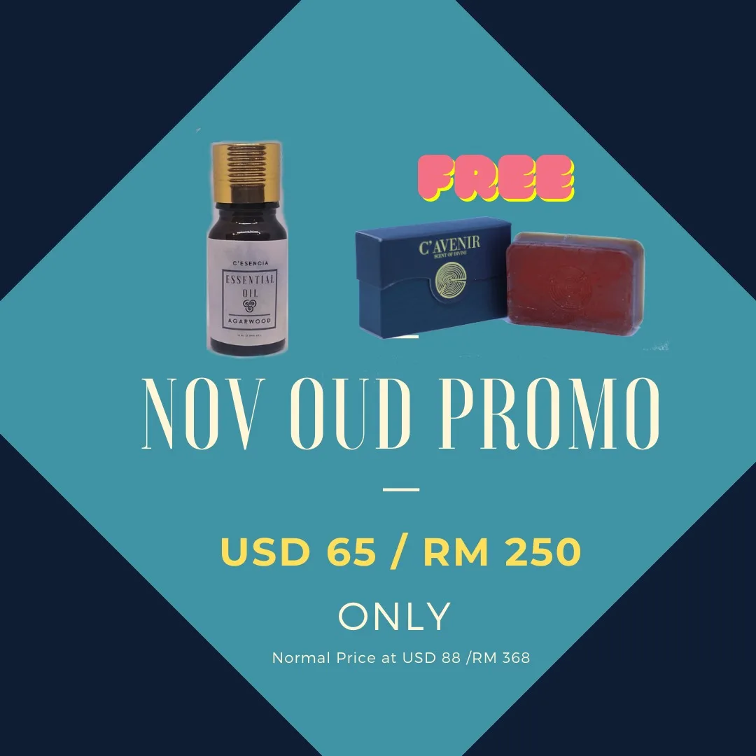 
[Best Year End Sale] from Malaysia Gaharu Plantation Product 10ml Essential Oils Aloeswood + FREE Aloeswood Bar Soap 