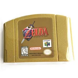 High quality Donkey Kong in Yellow Shell ZELDA OCARINA OF TIME ZELDA MASTER QUEST in Gold Shell for N64 game card