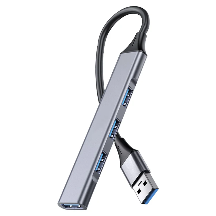 4 порта мульти-разветвитель адаптер OTG USB C концентратор Type 3 1 Для Macbook Pro 13 15 Air Mi HUAWEI Компьютерные аксессуары для