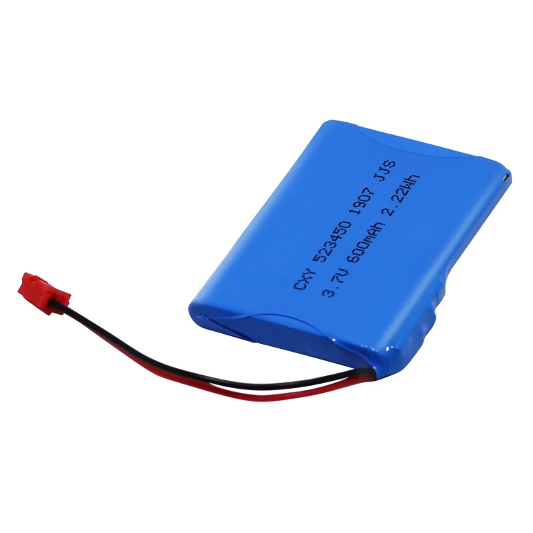 3,7 V 600mAh литиевая батарея 523450AR li ion lipo батареи для бесплатного образца
